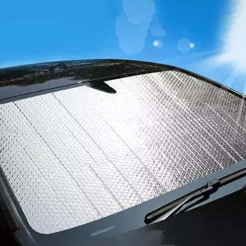 Car Windshield Window Shade for Front Window, 55.1x27.5 Inches Sun Protection Foldable