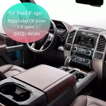 Car Wireles Charging Pad for Ford F150 F-150 P552 Lobo CS 3000 3500 Raptor 2015~2020 Center Console Phone Fast Charger Plate Mat