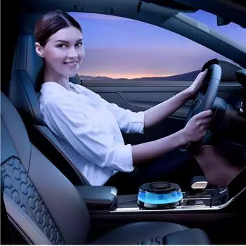 Car Wireless Charger Aromatherapy Home Smart Diffuser with Ambient Light Quick Charger for iPhone 16 15 14 Samsung Xiaomi чёрный