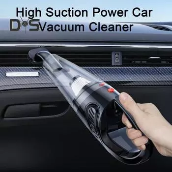 Автомобильный беспроводной пылесос с шумоподавлением, мощный всасывающий аккумуляторный пылесос 5500 Па с несколькими насадками A
