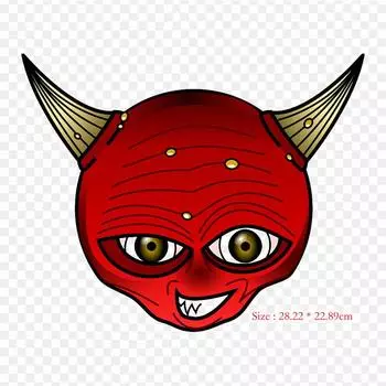 Cara De Devil термопереносная печать с утюгом, виниловые нашивки, наклейки для одежды, аппликации «сделай сам», моющиеся нашивки