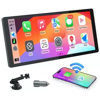 [carabc] D1025 полностью ламинированный дисплей 1920x720 60 кадров в секунду Carplay Android Auto экран для автомобиля 10.25 10.25 чёрный