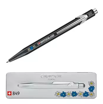 CARAN Ballpoint Pen 849 Pop Line Edelweiss Metal Can Regular Imported Product D ACHE Oil-based NF0849-769