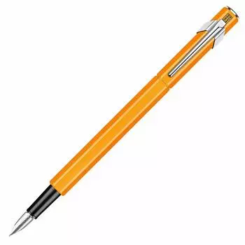 Caran Fountain Pen EF Extra Fine Point 849 Fluorescent Orange Regular Imported Product d Ache 0842-030 Dual-use