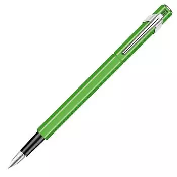 Caran Fountain Pen F Fine Point 849 Fluorescent Green Regular Imported Product d Ache 0841-230 Dual-use