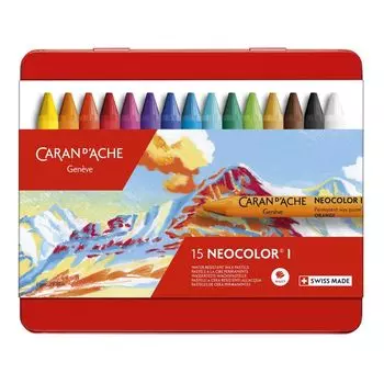CARAN Pastel Neo Color I 15 цветов в металлической банке, обычный импортный продукт D ACHE на масляной основе 7000-315