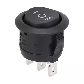 Переключатель-рычаг для автодома, каравана, вкл./выкл./вкл., 3-контактный тумблер