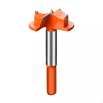 Сверло с карбидным наконечником для расположения шарнирного отверстия, круглый хвостовик, фрезер по дереву для аккумуляторной батареи 88mm оранжевый