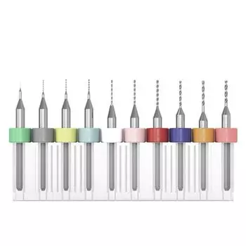 Carbide Wood CNC Drill PCB Drill Bits Mini CNC Drilling Bit CNC Milling Cutter Corn Engraving Drill 0.1-1.0mm