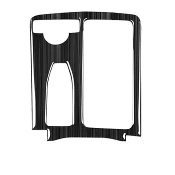 Carbon Fiber Car Cup Holder Panel Cover Trim For Mercedes Benz C E Calss LHD