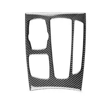 Carbon Fiber Car Gear Shift Panel Cover Trim For 2014-2018 BMW X5 F15 RHD