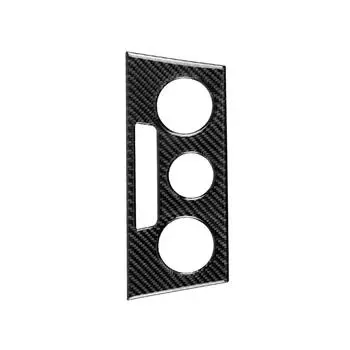 Carbon Fiber Car Interior Accessories Air Conditioner Panel Cover Interior Trim decoration for LAVIDA 2015 2016 2017 Car Styling чёрный