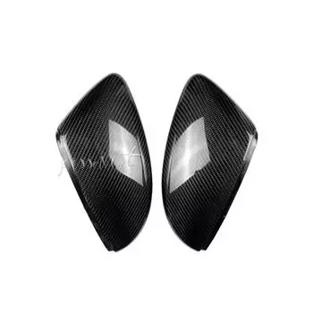 Carbon Fiber For VW Volkswagen Golf 6 MK6 R GTI VI 2009- 2013 Car Side Rear View Rearview Back Mirror Cover Replacement
