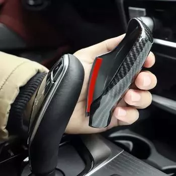 Carbon Fiber Gear Shift Knob Trim Cover For BMW 5 6 7 Series G30 G31G11 G12 LH Car Interior Gear Shift Knob Decorative Part CHINA