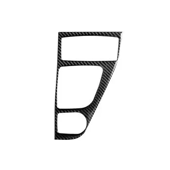 Накладка на панель переключения передач из углеродного волокна, подходящая для Infiniti Q50 Q60 2014-2019 LDH, автомобильные аксессуары, защитная наклейка для автомобиля чёрный