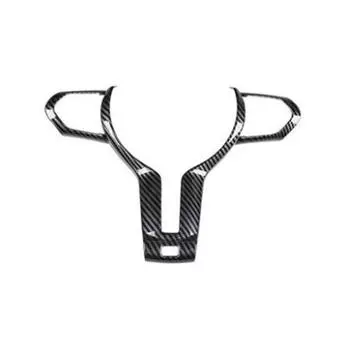 Carbon Fiber Look Car Steering Wheel Cover Trim For BMW F22 F30 F32 F10 M Sport