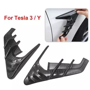Carbon Fiber Look Cover Trim Easy Installation High Reliability