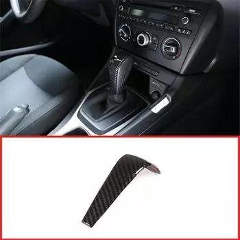 Carbon Fiber Look Gear Shift Knob Head Cover Fit For BMW 3 Series E90 E91 E92 E93