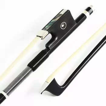 Смычок для скрипки из углеродного волокна VINGOBOW 100V 69 см 3/4 чёрный