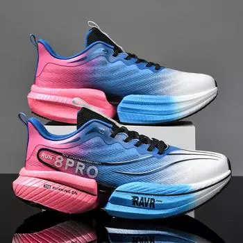 Carbon Plate Men Running Sport Shoes Casual Marathon Air Cushion Breathable Women s Comfortable Athletic Nonskid Tenis Sneakers 36