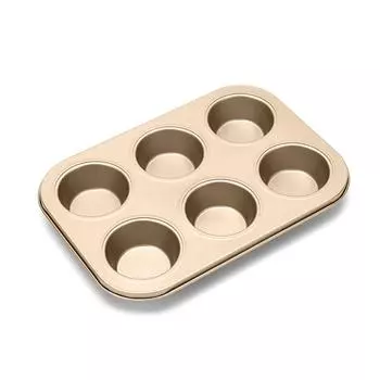 Carbon Steel Cake Mold Cookie Cupcake Baking Tray Egg Tart Cooking Dish Desserts Pan Kitchen Accessories