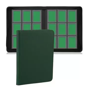 Card Pack Card Book Collection Book Trading Книга для карт из искусственной кожи One Size зелёный