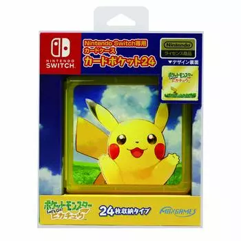 Card Pocket 24 для Nintendo Switch Pocket Monsters Pikachu Let s Go!