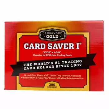 Card Saver 1 Card Holder for Grading Card Submission Pack of 50 1 Piece - Semi-Rigid - (4)