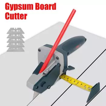 Cardboard Scriber Hand Tools With 5M Tape Measure Gypsum Board Cutter Carpentry Tool Drywall Cutting Plasterboard Edger