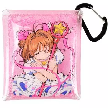 Cardcaptor Sakura Anime Clear Pouch Clear Multi Case SS Size Accessory Case Mini Pouch Commuting to School Travel Adults Students Children Cute