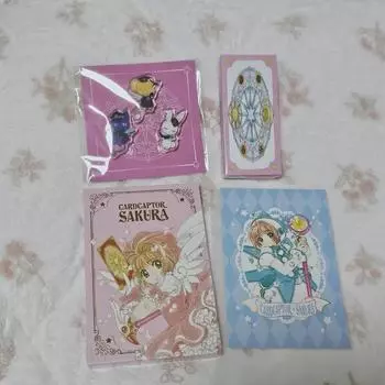 Cardcaptor Sakura Exhibition Merchandise Bookmark Postcard Book Magnet