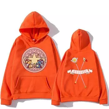Cardcaptor Sakura Series Magic Circle Release толстовки с длинными рукавами для женщин/мужчин толстовки с героями мультфильмов зимние повседневные удобные пуловеры с капюшоном XS светло-синий