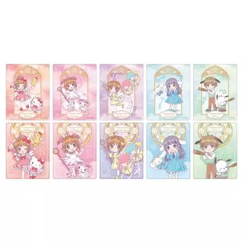 Cardcaptor Sakura x Sanrio Characters 01 Акриловая карточка КОРОБКА из 10 шт. [Иллюстрация совместной работы]