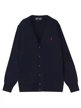 Cardigan Merino Wool Cardigan 2206509 Navy 9 [East Boy] 12G Women s (580)