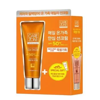 Care Zone Ежедневный и семейный солнцезащитный крем, специальный сезонный план, солнцезащитный крем для Кореи