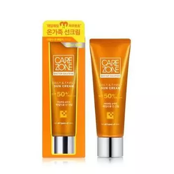 Care Zone Ежедневный и семейный солнцезащитный крем 80 мл (SPF50 + / PA +++)