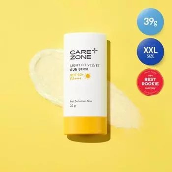 Care Zone Light Fit Velvet Sun Stick 39г, солнцезащитный крем Корея