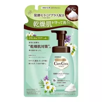 Carecera Foam Highly Moisturizing Body Wash Botanical Flower Scent Refill 385mL x 2 Set