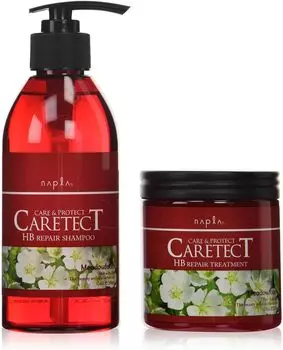 Caretect HB Repair Шампунь для лечения повреждений 300 мл 250 г Набор