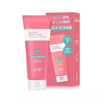 Carezone Calming Relief Acne Foam 200ml FREE
