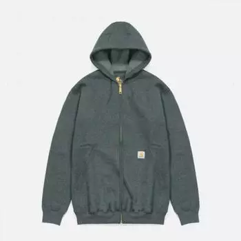 Carhartt K122 Средний вес с капюшоном на молнии Carbon Heather 1048 1048 L