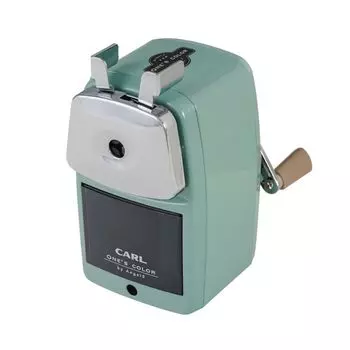 Carl Office Pencil Sharpener Angel 5 Royal 3 Made in Japan with Stepless Lead Adjustment Light Green A5RY3N-U
