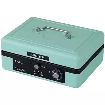 CARL Soto Cash Register Handheld Safe Cash Box A6 Light Green CB-8250-U светло-зеленый