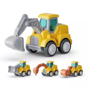CARLORBO Мини-машинка Игрушечная песочница Рабочая обучающая игрушка ABS экскаватор Набор машинок для строительства на день рождения от 1,5 лет и старше Набор, Машинка, - Машинка,