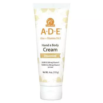 Carlson, ADA, крем для рук и тела, без запаха, 4 унции (113 г)