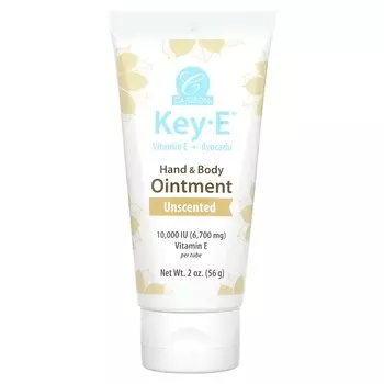 Carlson, Key-E, мазь для рук и тела, без запаха, 2 унции (56 г)