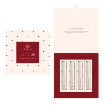 Carlton London Glitterati Pack 4 Stick Velvet Satin Lipsticks CLGRTI4_1.7g(Каждый)