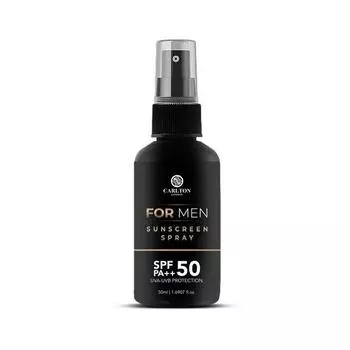 Carlton London Men SPF 30 Sunscreen Spray I Vegan No Paraben No Silicone No Mineral Oil Ii 1X50Ml Best For Men Boys