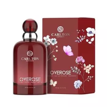 Carlton London Women OveRose Edp Жидкие духи с ванилью, розой и сандаловым деревом -100 мл | Очаровательный цветочный и сладкий стойкий аромат