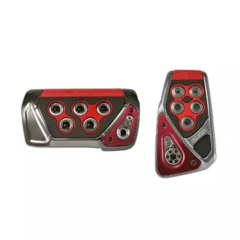 CARMATE аутентичный автомобильный комплект педалей GT RAZO GT SPEC алюминиевый красный анодированный чехол RP101RE AT-S литой акселератор/тормоз красный